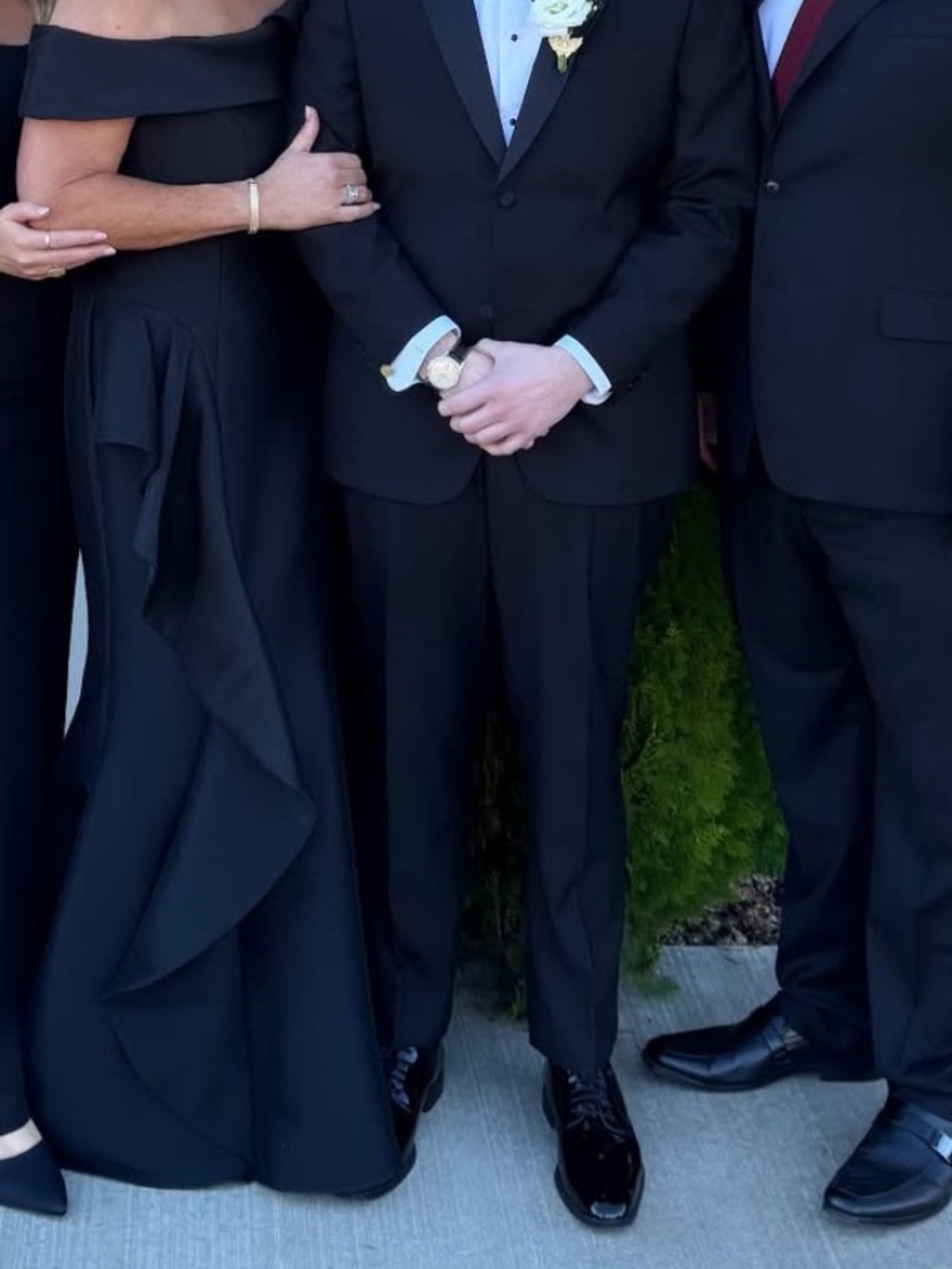 Mother of the bride mother of the groom, black formal dress size 14/16